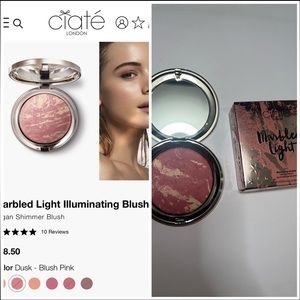NIB Ciate London Marbled Light Illuminating Blush